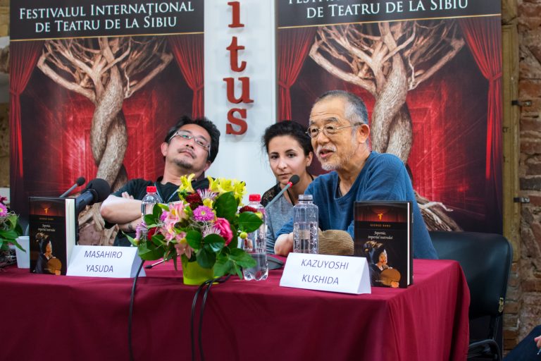 „Teatrul oriental: între utopie și realitate”, George Banu în dialog cu Kazuyoshi Kushida și Masahiro Yasuda