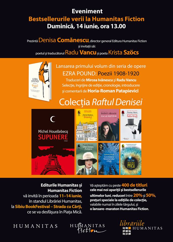 Lansare-maraton de carte la Sibiu BookFestival