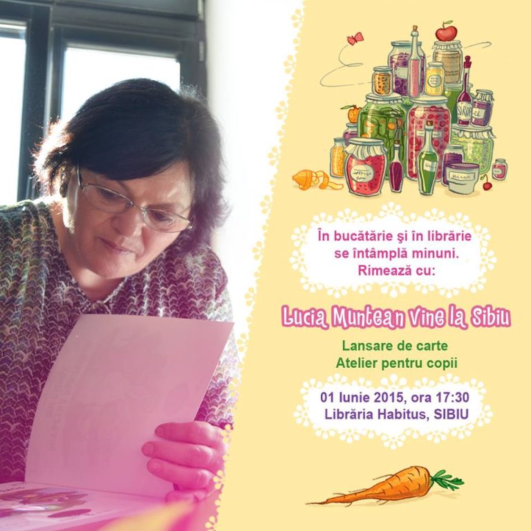 Lansare de carte și atelier pentru copii cu Lucia Muntean