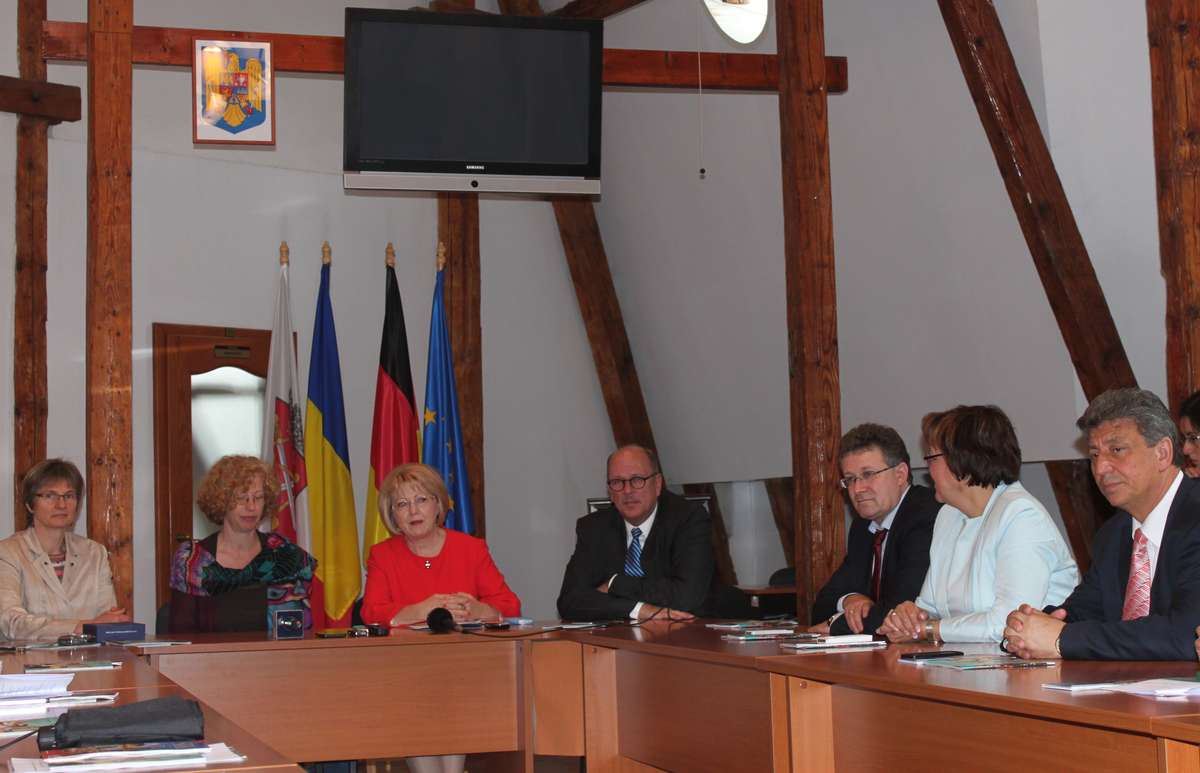 O delegaţie din Parlamentul landului Hessen a vizitat Primăria Sibiu