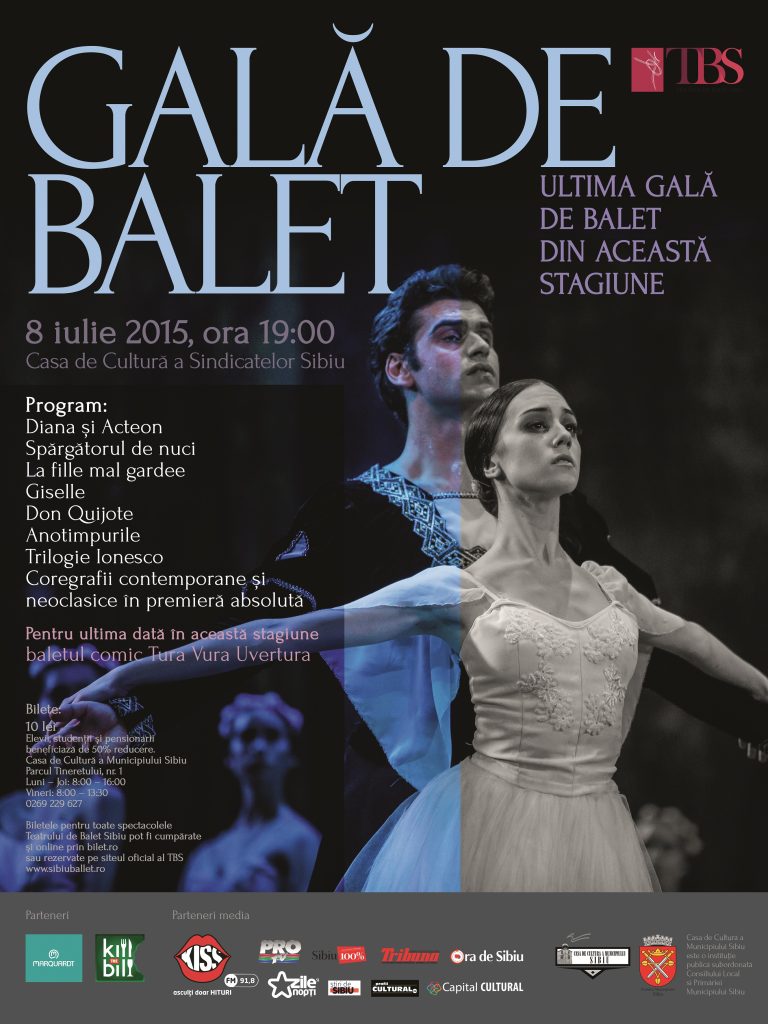 Închiderea stagiunii la Teatrul de Balet Sibiu