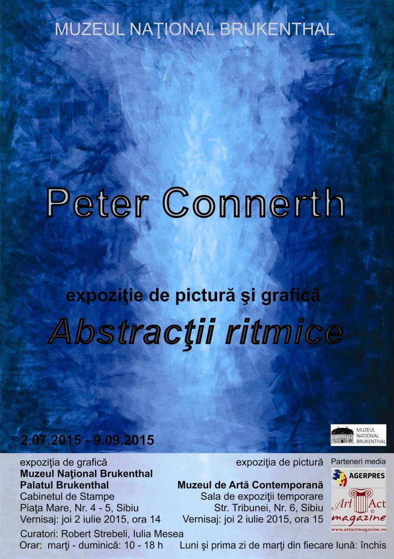 „Abstracţii ritmice”, expoziţie de pictură şi grafică semnată de Peter Connerth