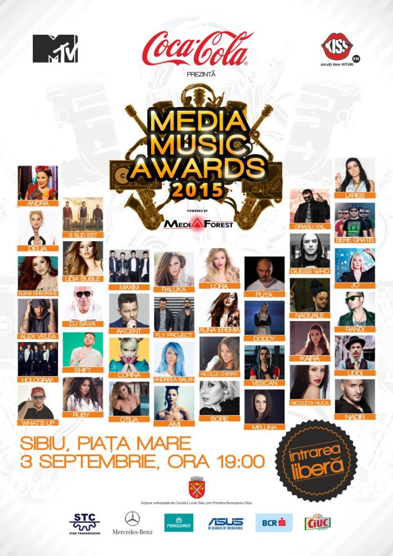 Mai sunt doar câteva ore până la Media Music Awards!
