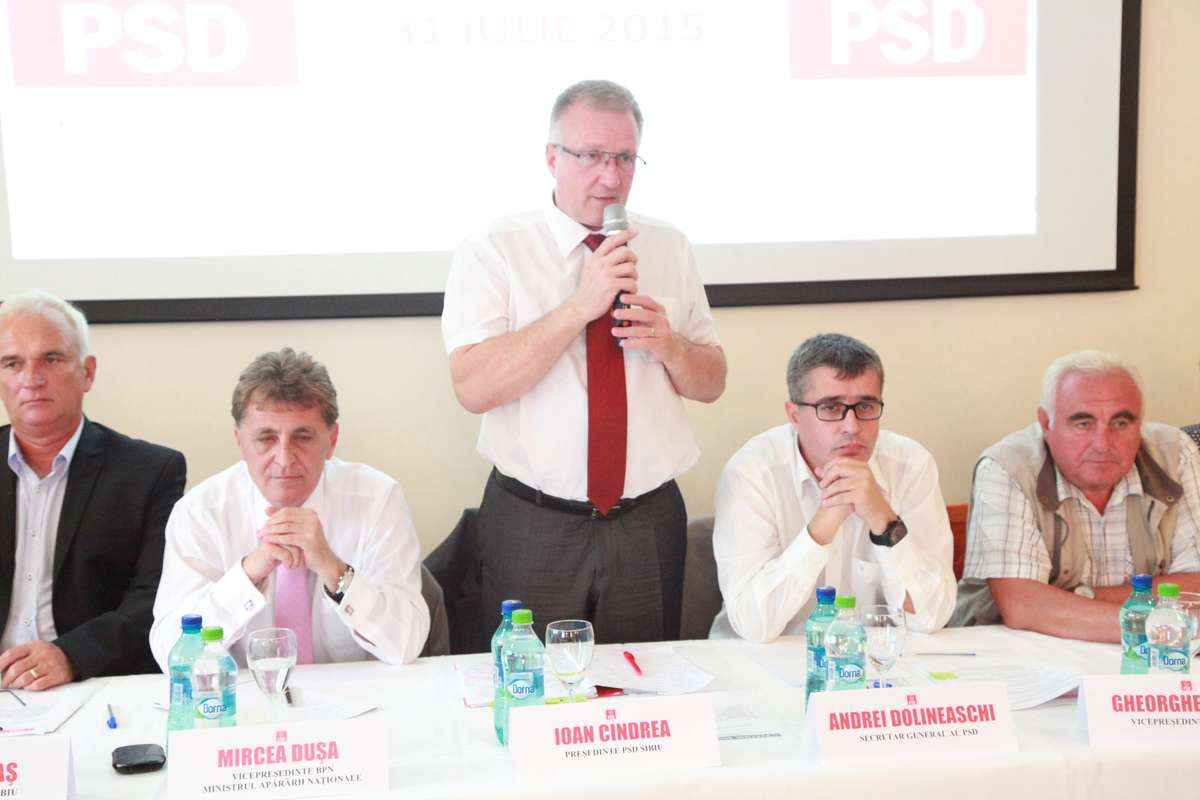 Ioan Cindrea, ales președinte al PSD Sibiu