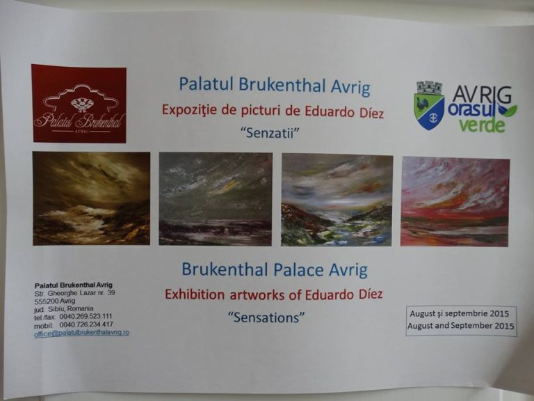 Expoziția lui Eduardo Diez la Palatul Brukenthal din Avrig