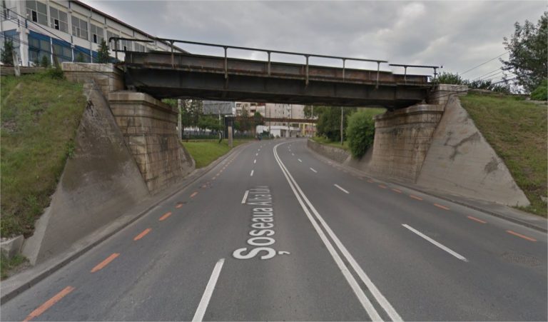 Circulație restricționată pe Șoseaua Alba Iulia, pe sub podul CFR