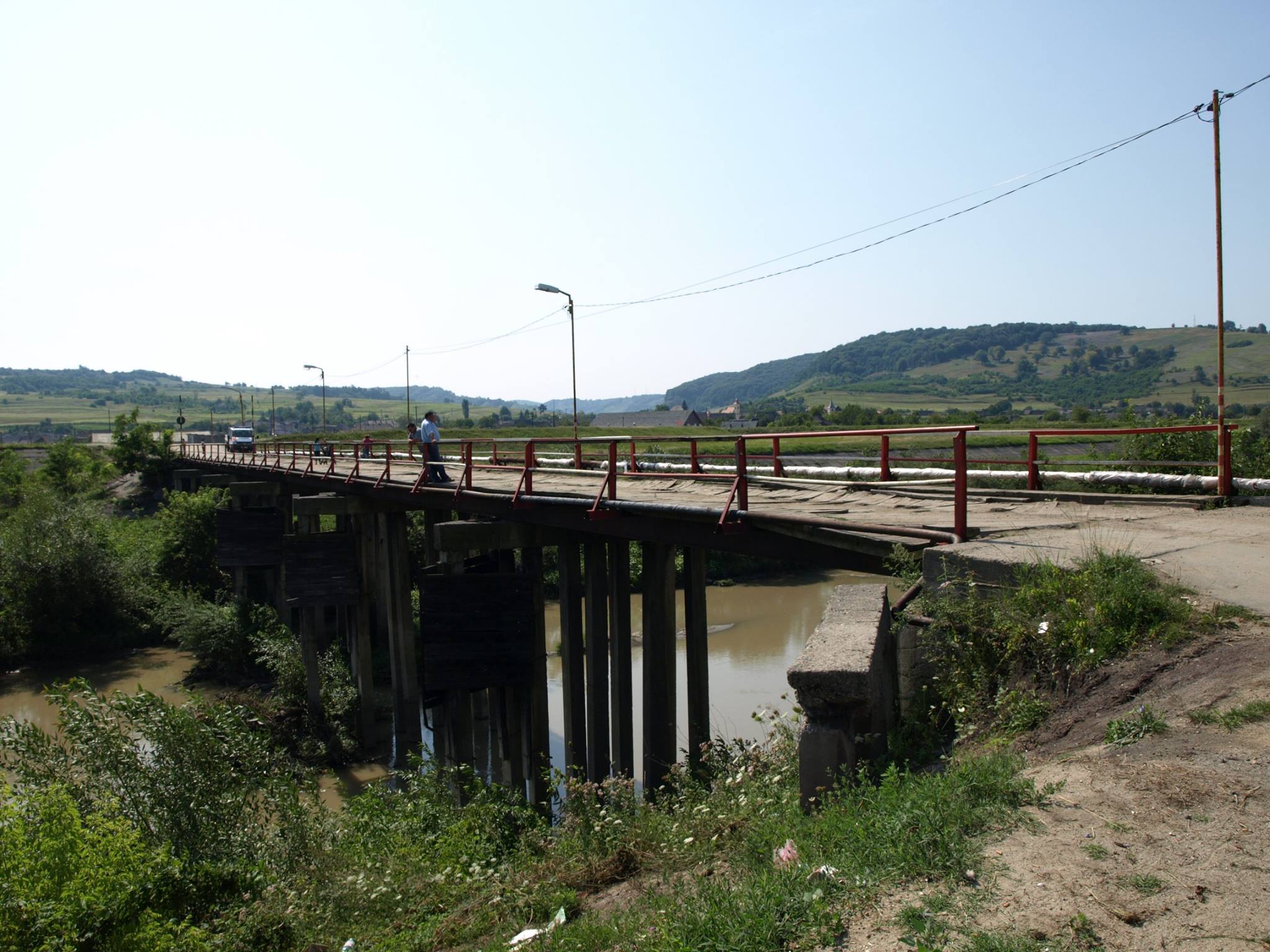 Un pod din Copșa Mică intră în reparații