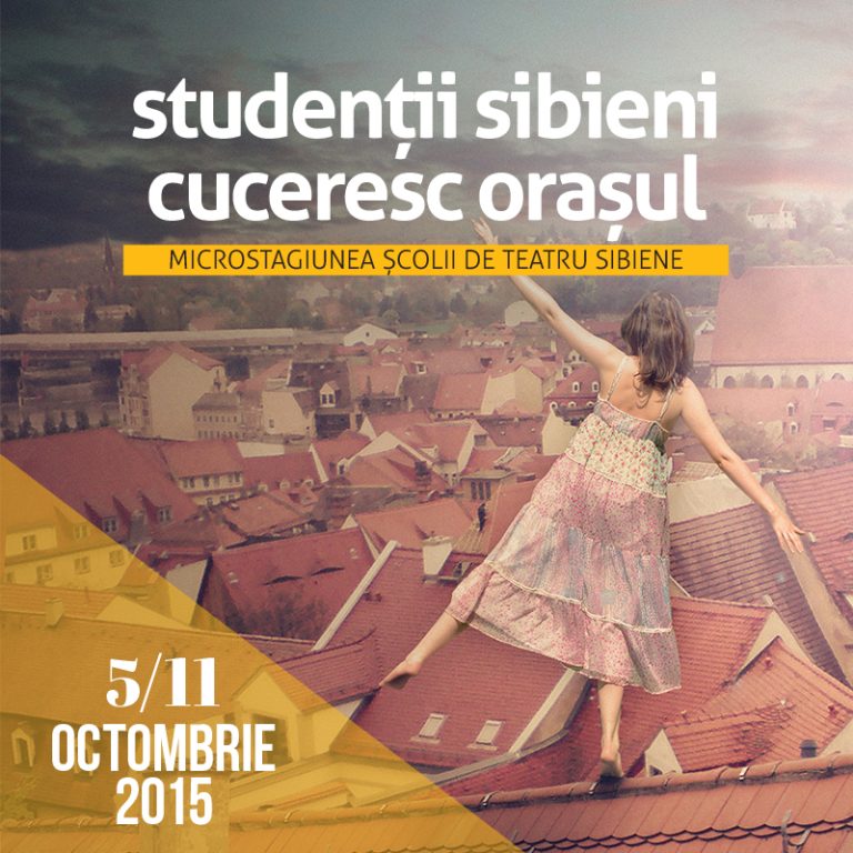 A început microstagiunea „Studenții sibieni cuceresc orașul” (5-11 octombrie)