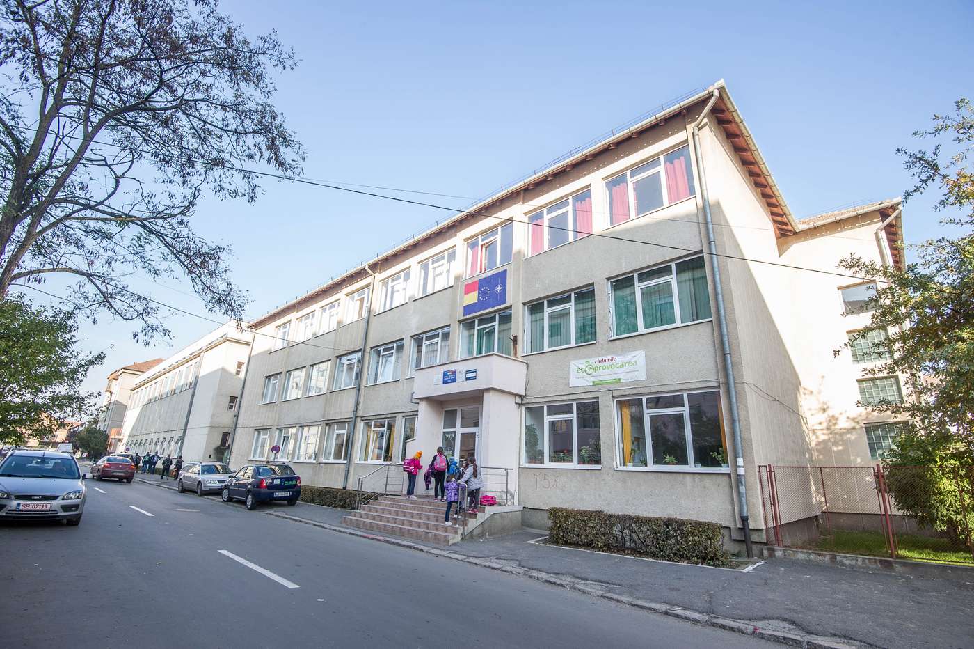 Lucrările în școlile din Sibiu continuă