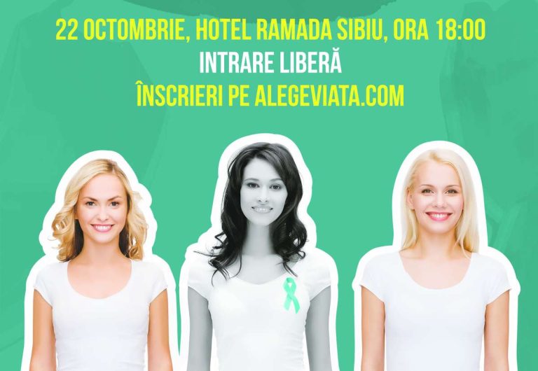 Lupta împotriva cancerului de col uterin continuă anul acesta și la Sibiu