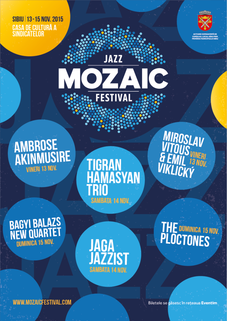 Mai sunt două zile până la Mozaic Jazz Festival 2015!