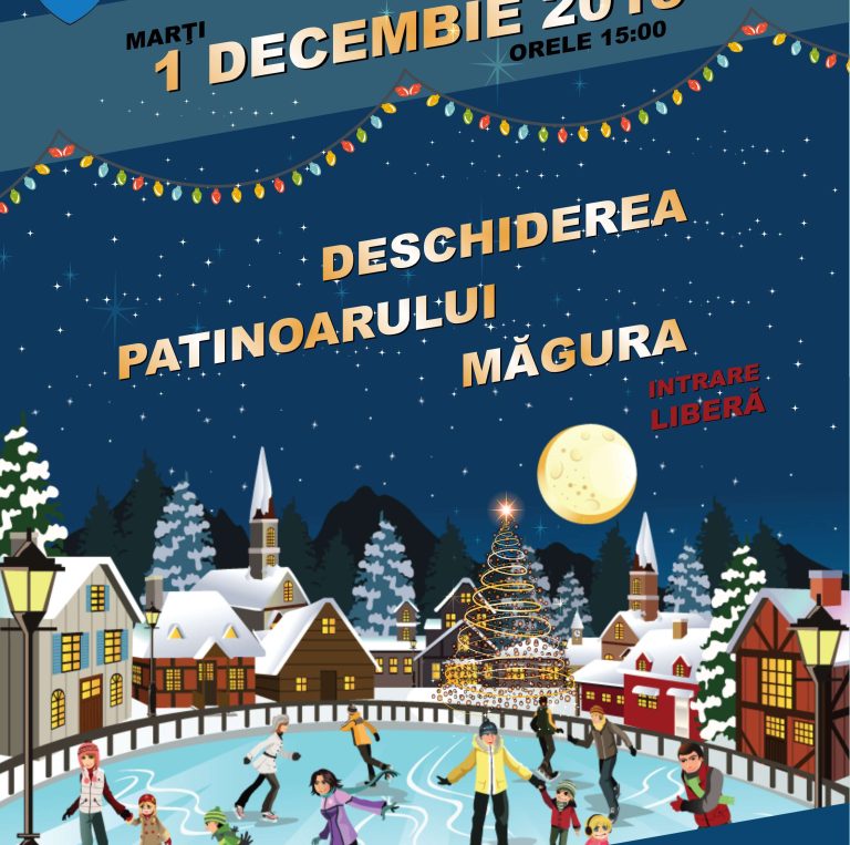 Cisnădie va avea cel mai înalt brad din România. În 1 decembrie, se deschide patinoarul