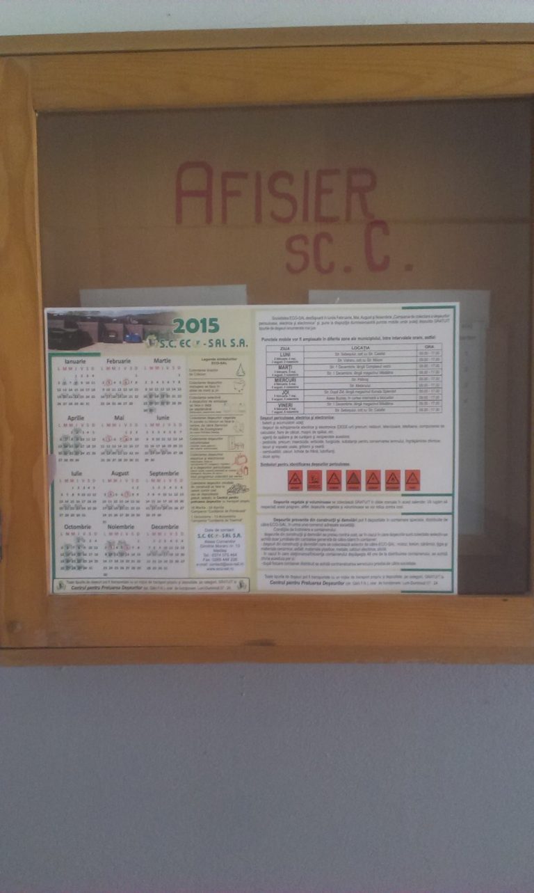 EcoSal a distribuit 15.000 de calendare