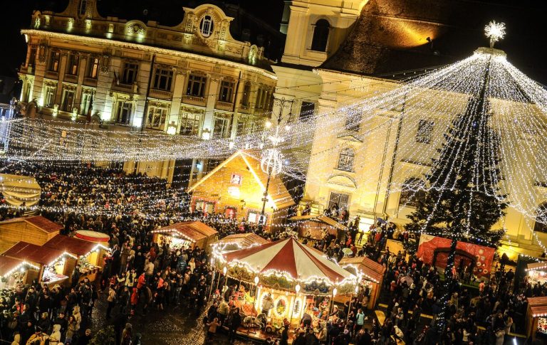 Mai sunt două zile până la deschiderea Târgului de Crăciun de la Sibiu