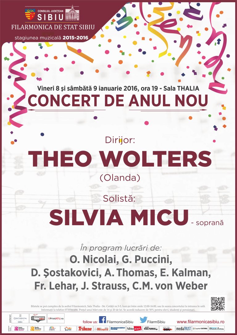 La cererea publicului, „Concertul de Anul Nou” al Filarmonicii va avea a treia reprezentație!