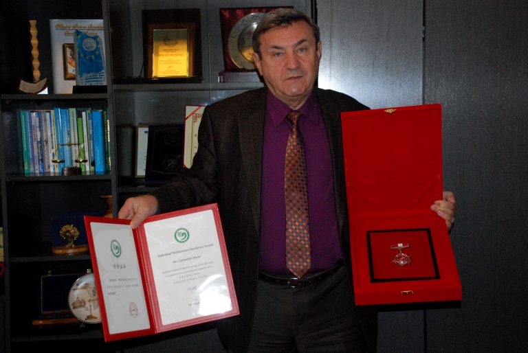 Constantin Oprean, premiat de Guvernul Chinei