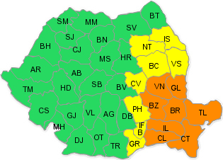 Ninge abundent! Atenție pe șosele!
