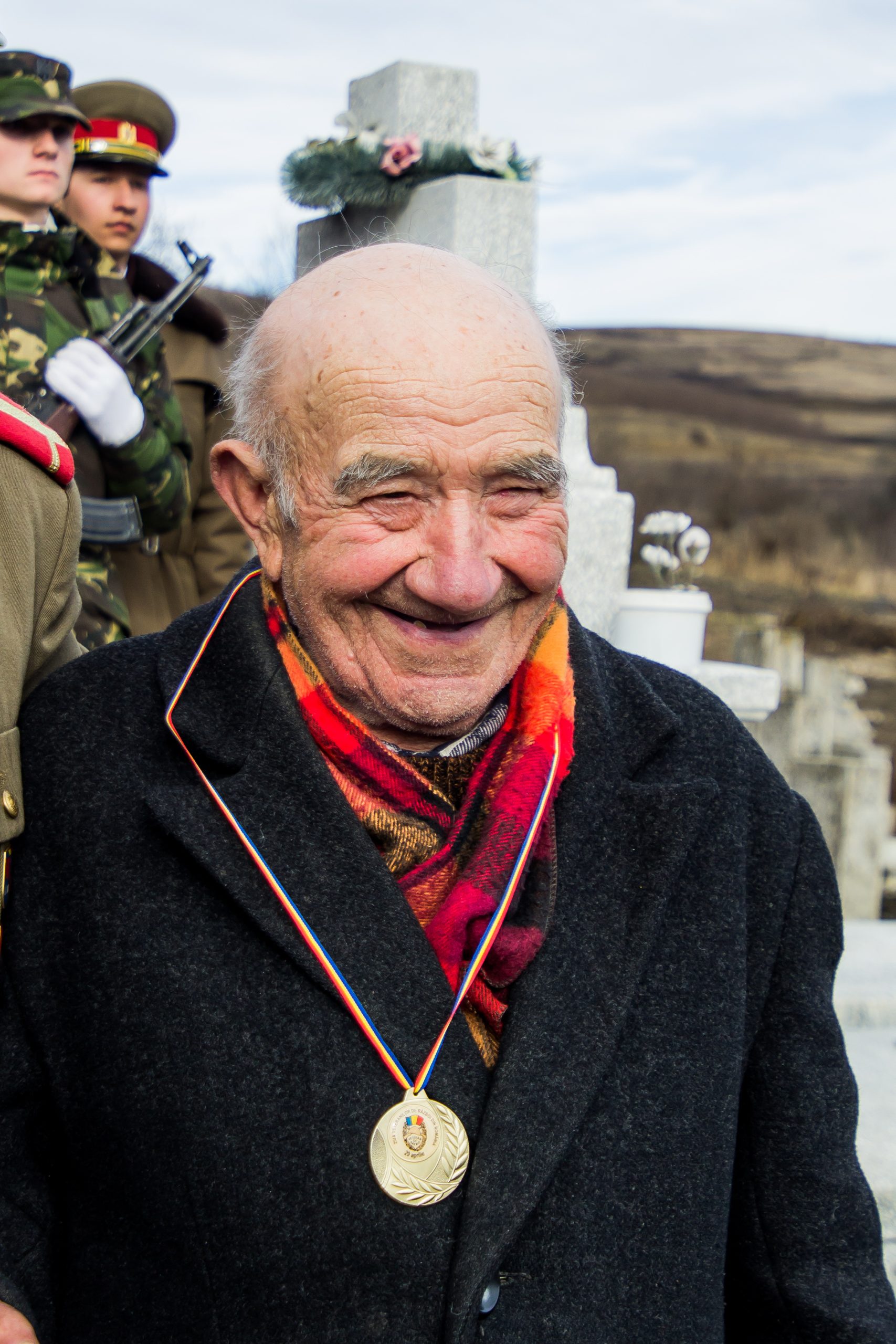 Veteran de război, înălțat în grad la 93 de ani