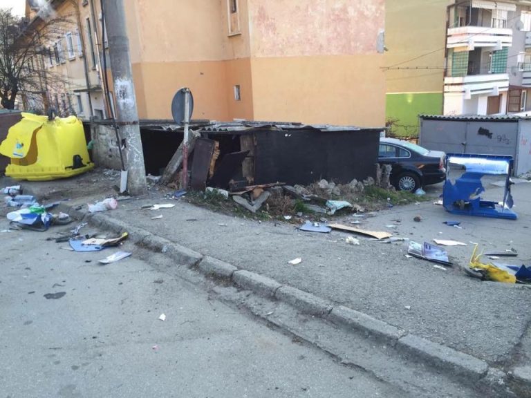 GALERIE FOTO: Un șofer băut din Mediaș a făcut prăpăd cu mașina prin oraș