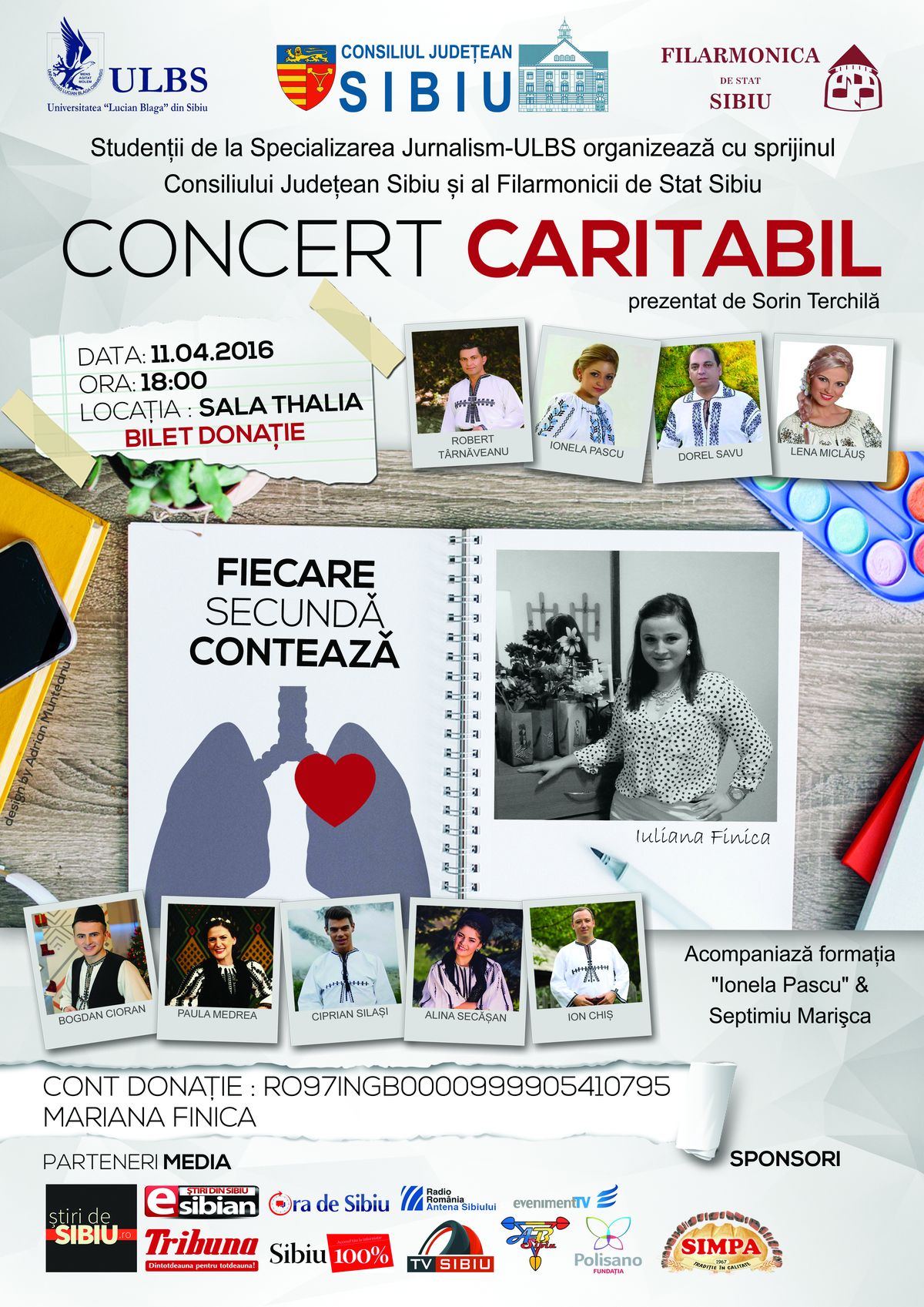 Concert Caritabil pentru Iuliana