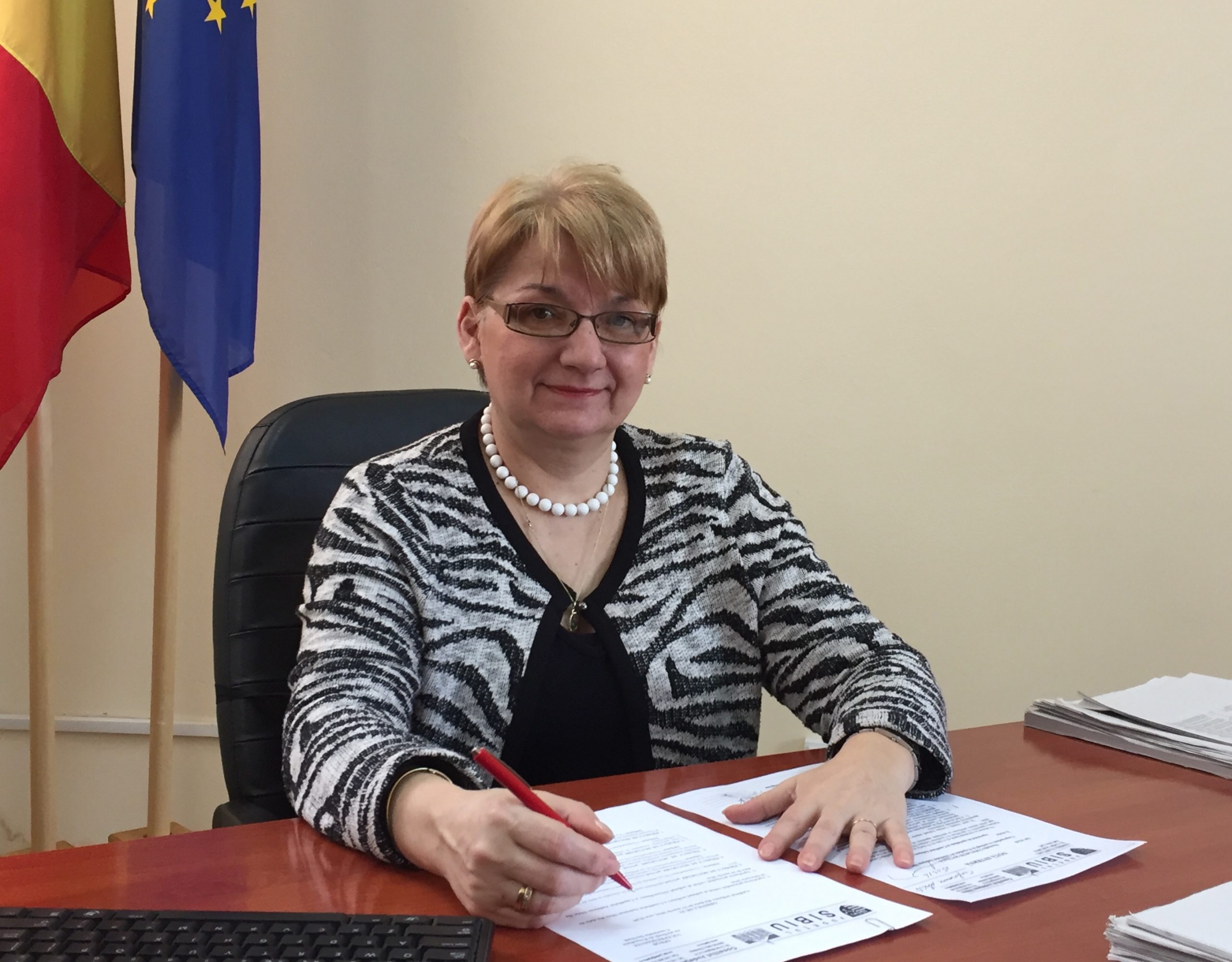 Cristina Linde, secretar temporar al judeţului Sibiu