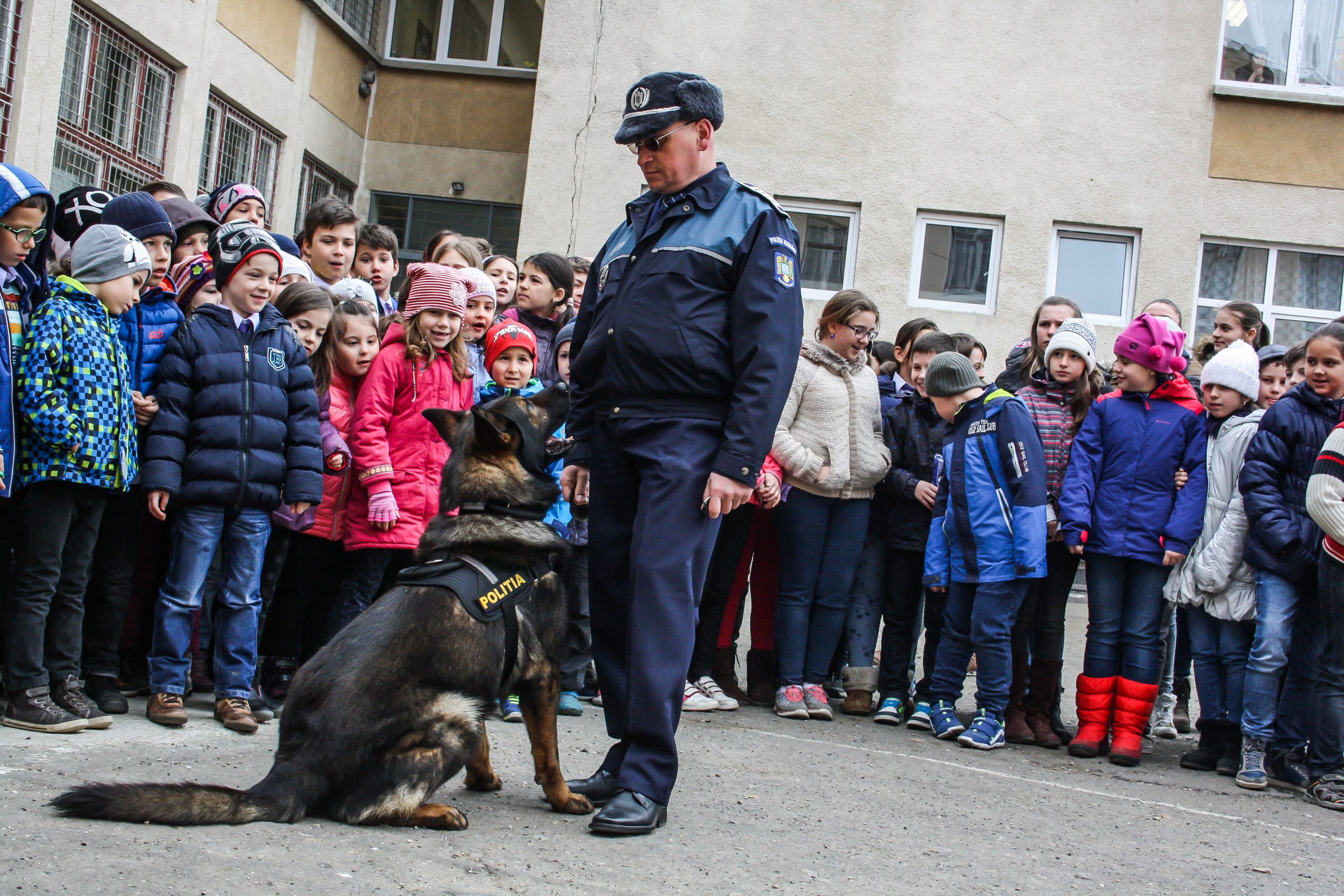 Actiune a Politiei la Școala Regina Maria
