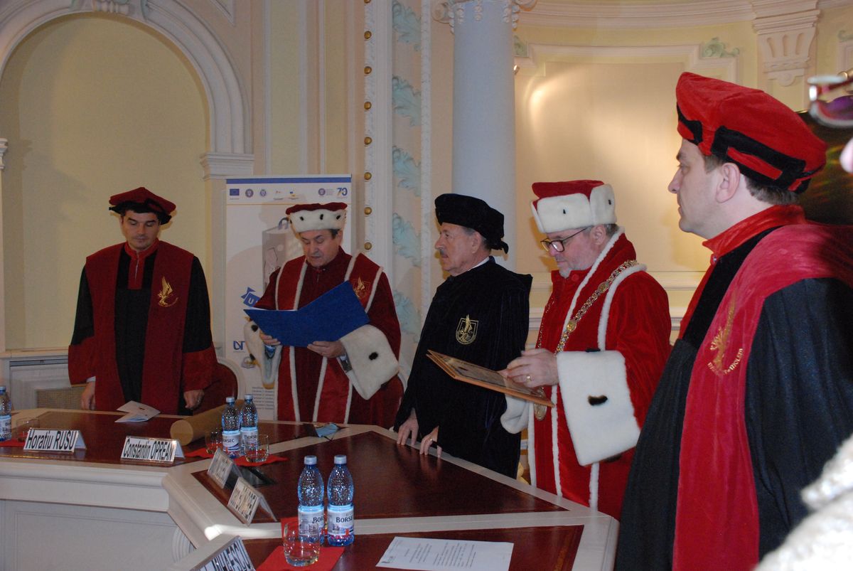 Prof. Ovidiu Nicolescu, Doctor Honoris Causa al Univestității ”Lucian Blaga” din Sibiu