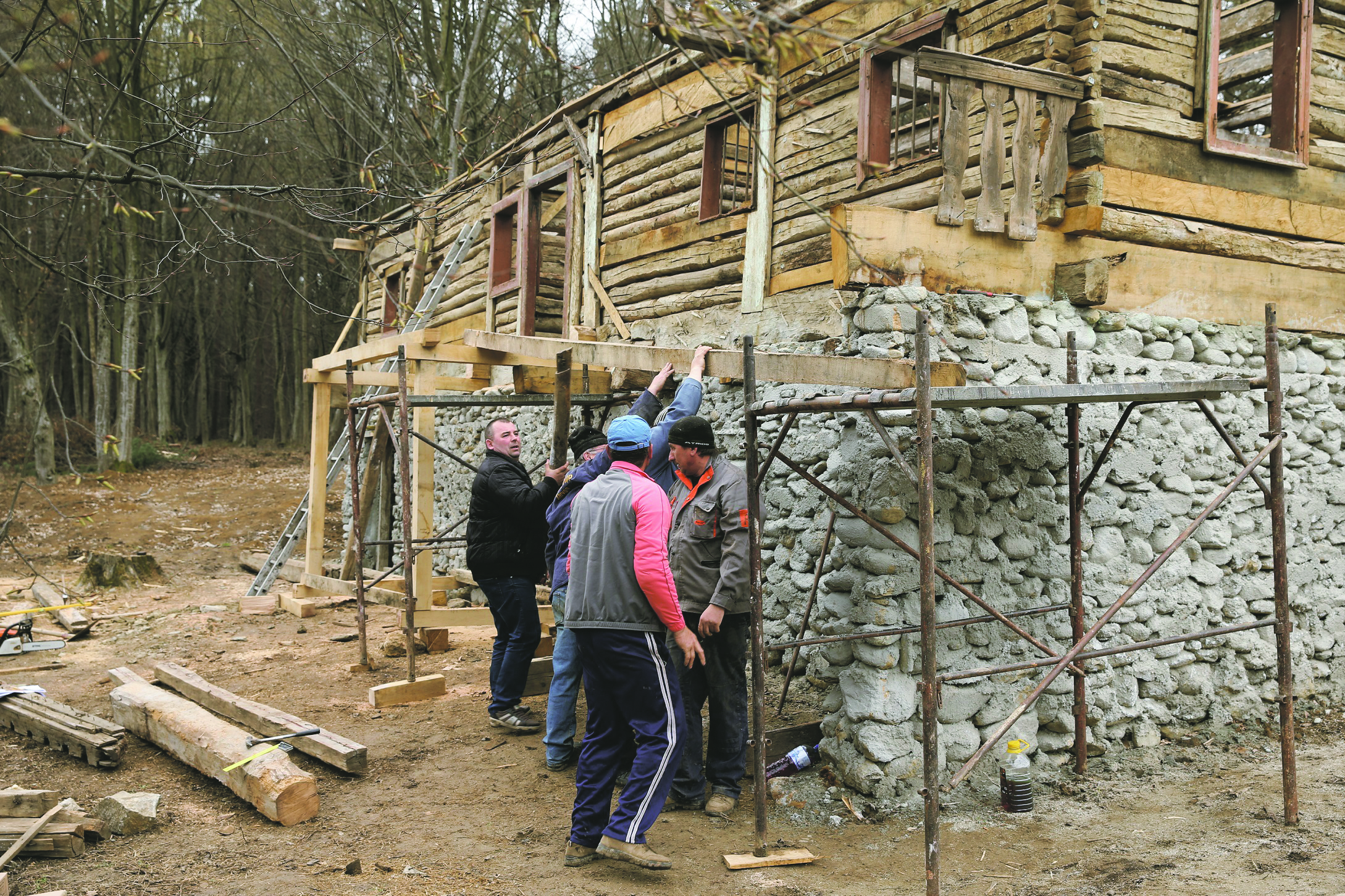 Case săsești din sec. XVII – XVIII, reconstruite în Muzeul Astra