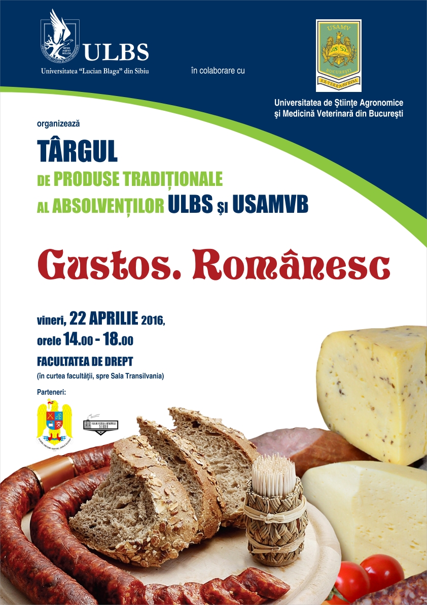 Târg de produse tradiționale, organizat de absolvenții ULBS