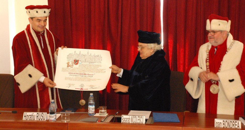 Basarab Nicolescu – Doctor Honoris Causa al ULBS