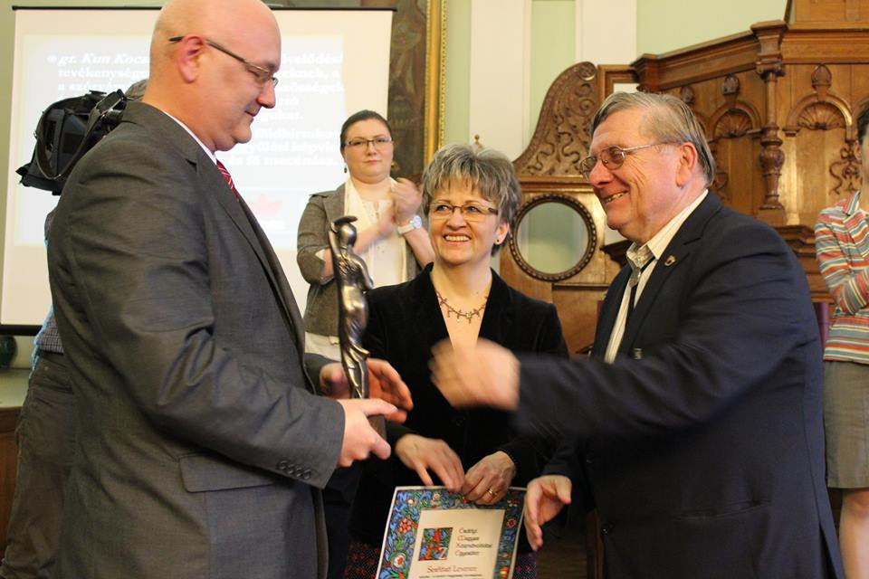 Directorul centrului Cultural Maghiar, premiu de excelență