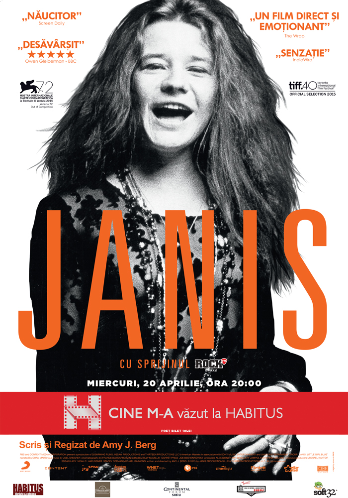„Janis: Little Girl Blue” la CINE M-A văzut la Habitus