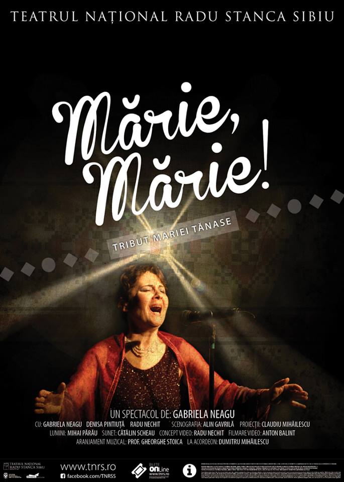 Spectacol-tribut Maria Tănase la Mediaș