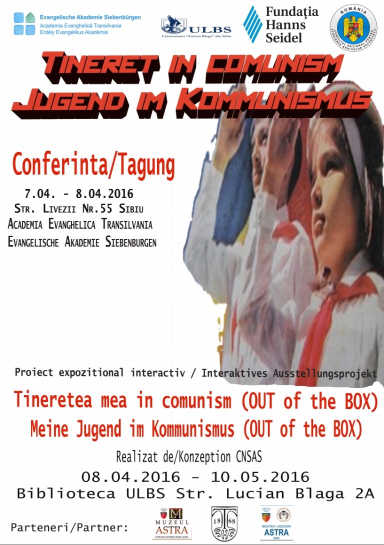 Conferință și expoziție: „Tineret în comunism”