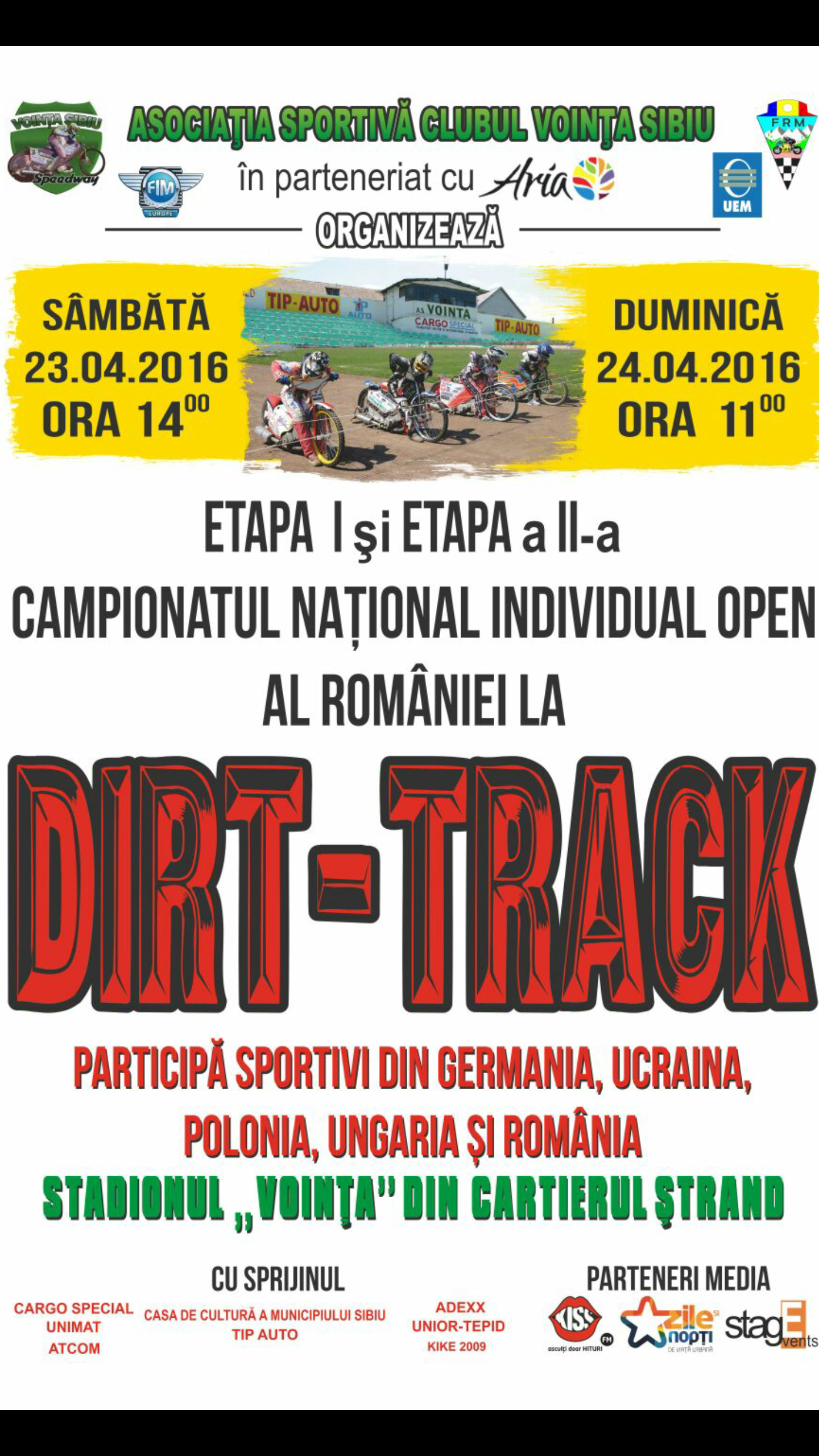 Cea mai importantă cursă de Dirt Track