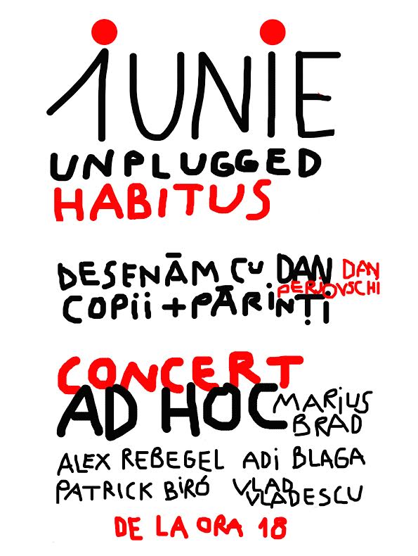 Unplugged de ziua copiiilor cu Dan Perjovschi și AD-HOC