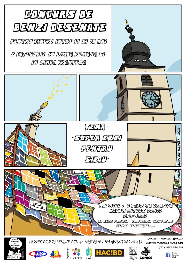 Câștigătorii concursului Festivalului International de Benzi Desenate de la Sibiu