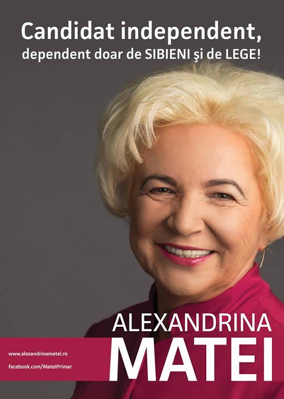 Partidul Ecologist o sustine pe Alexandrina Matei
