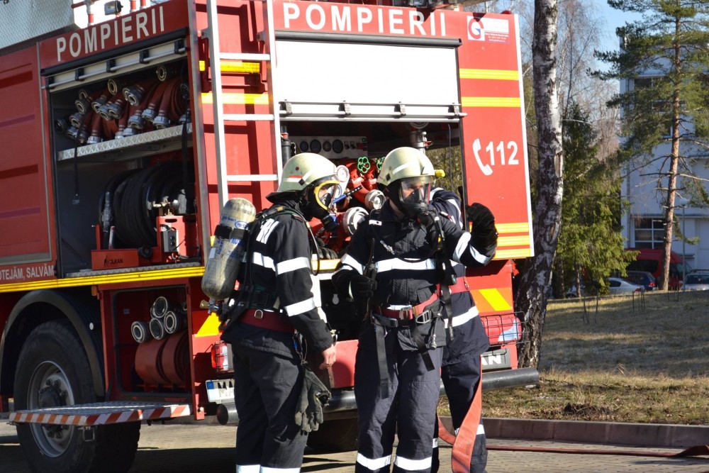 90 de intervenții ale pompierilor sibieni