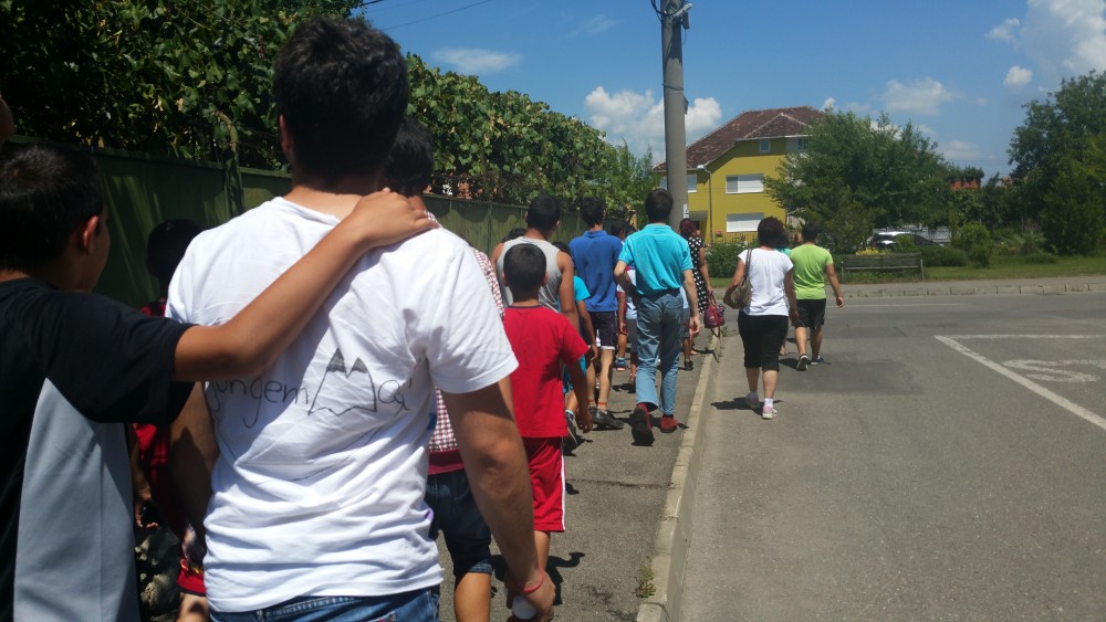 Copiii din centrele de plasament au fost duși la film