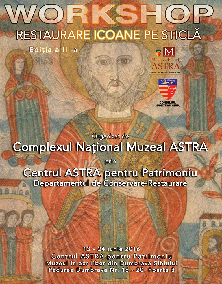 Workshop de restaurare icoane pe sticlă în Muzeul ASTRA