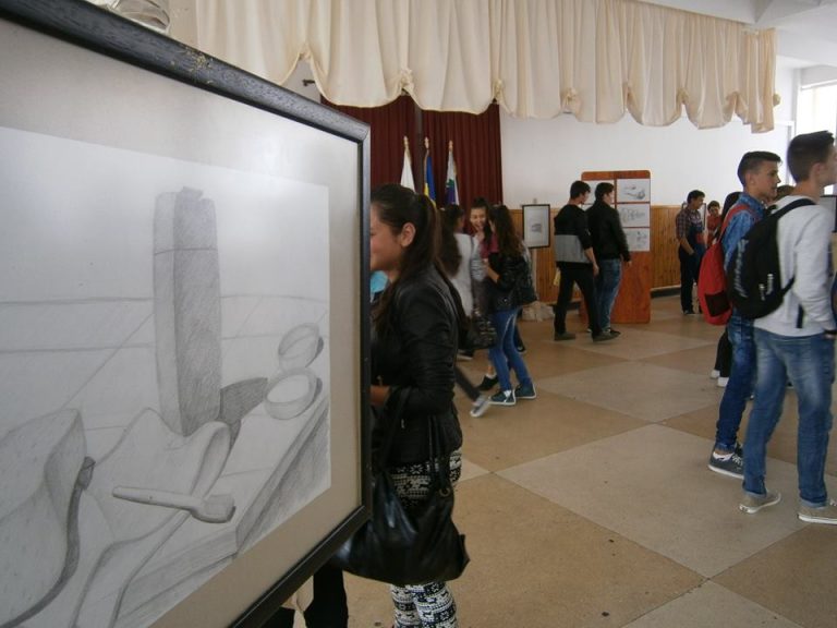 GALERIE FOTO – Un copil a prezentat o expoziție de Ziua Copilului, la Copșa Mică