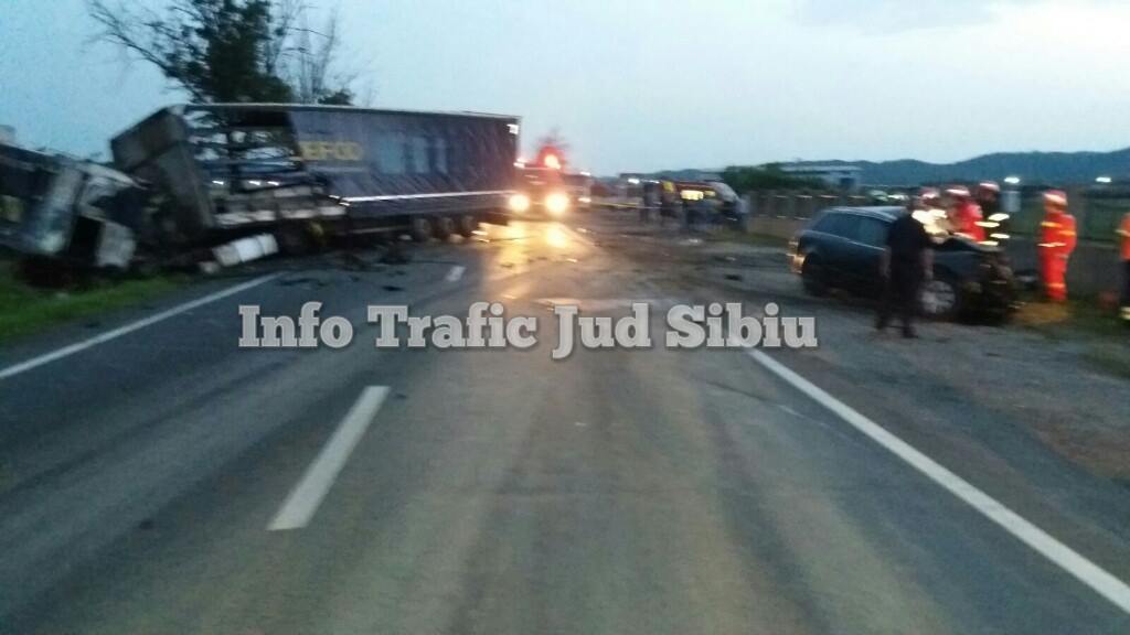 Accident mortal la Tălmaciu, o tânără de 28 de ani a murit