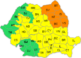 Cod galben de instabilitate atmosferica