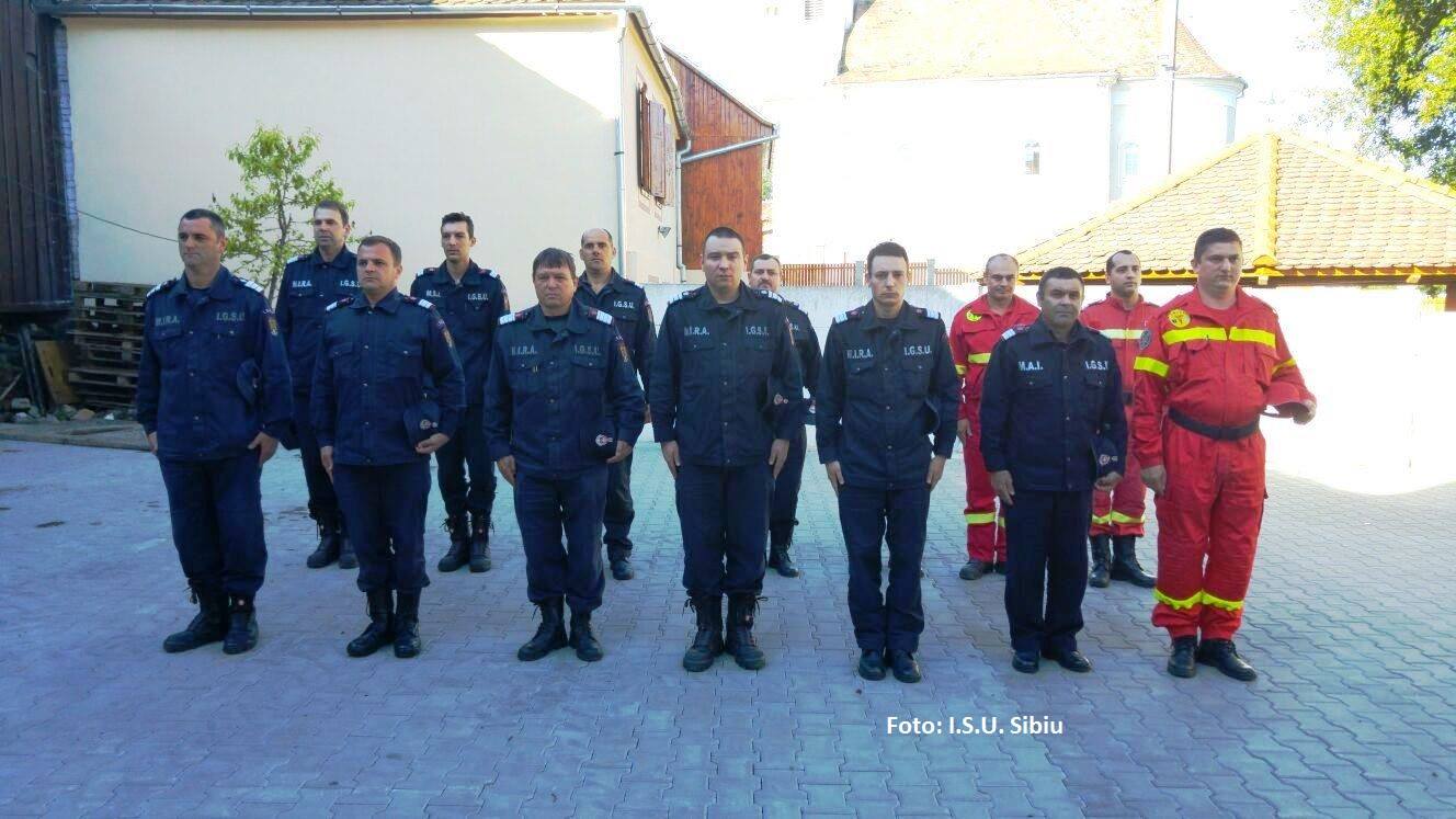 Moment de reculegere pentru pompierul mort in incendiu