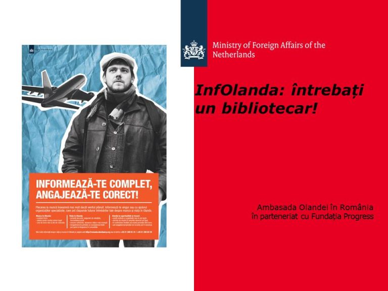 „InfOlanda: întrebați un bibliotecar!” – un serviciu pentru comunitățile sibiene