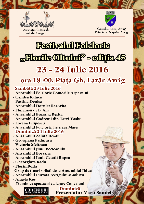 Festivalul Folcloric „Florile Oltului” la a 45-a ediție
