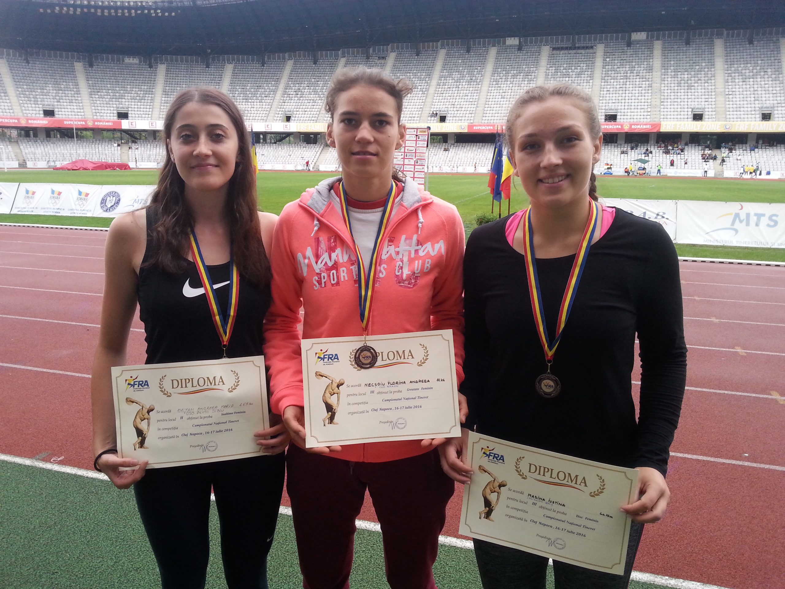 Sportivele din Sibiu s-au întors cu medalii de pe Cluj Arena