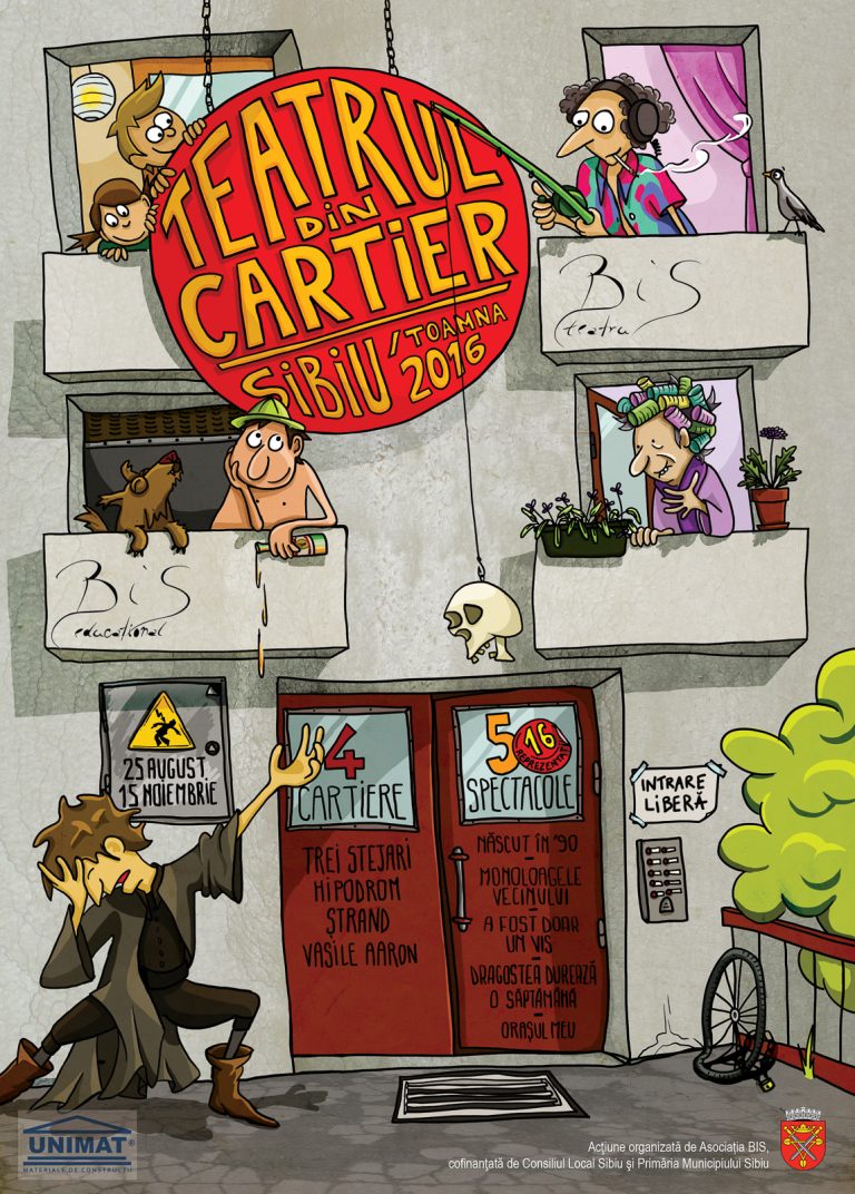 Teatrul revine în cartierele din Sibiu