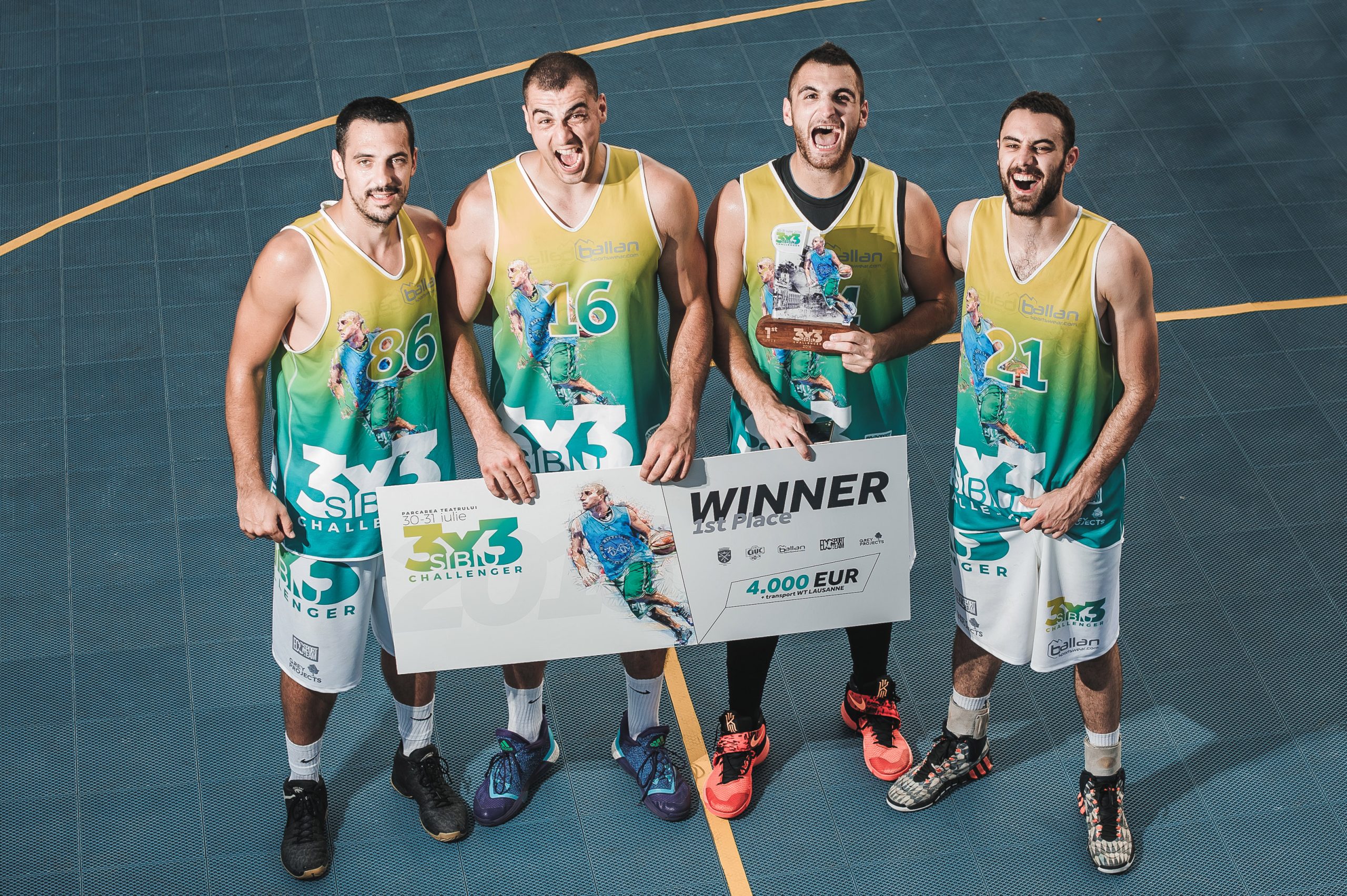 Echipa Serbiei a câștigat prima ediție a “3×3 Sibiu Challenger”